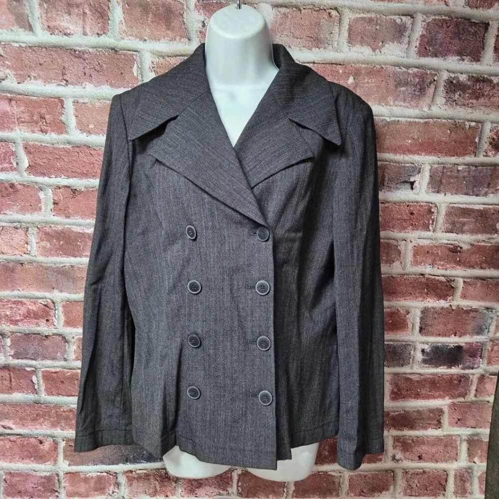 Vintage Women's MONDI Double Breated Wool Blazer Size 40